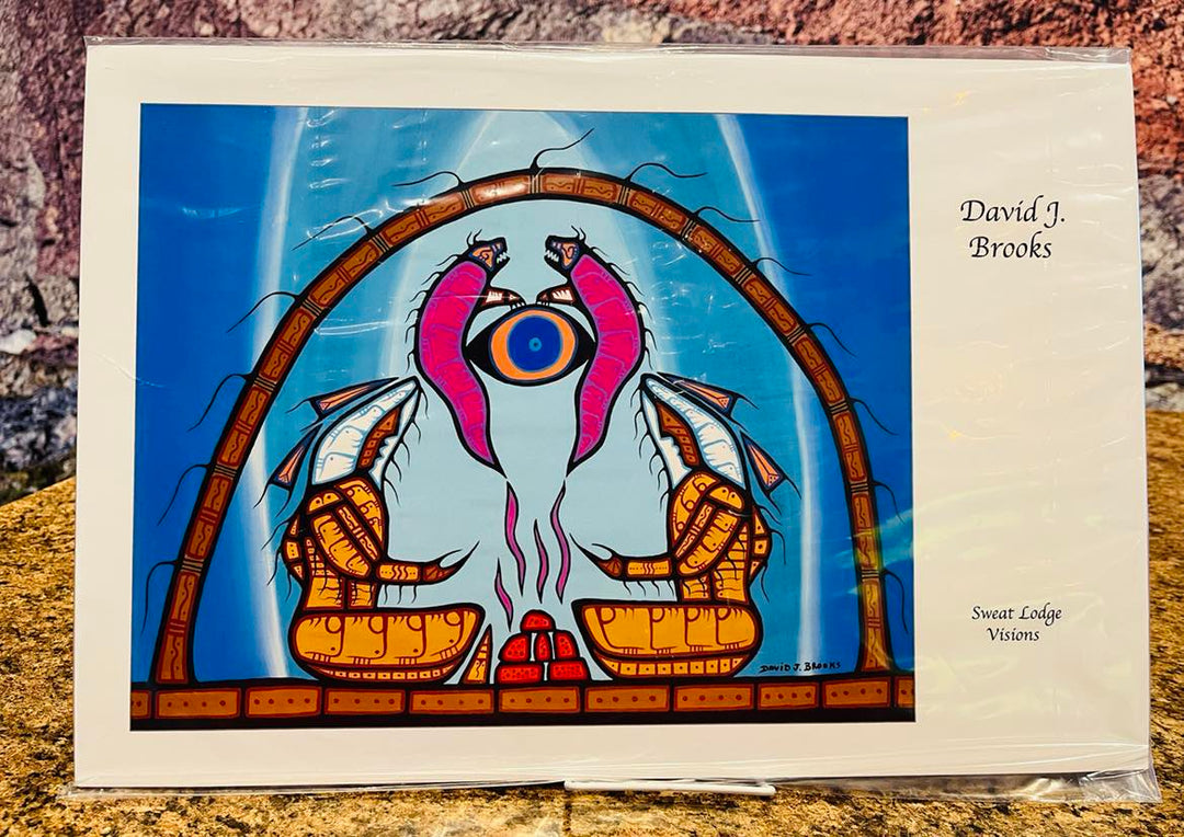 Swear Lodge Visions Print by David J. Brooks