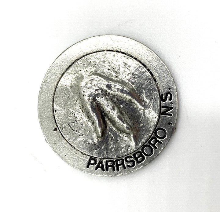 Smallest Dino Footprint medallion