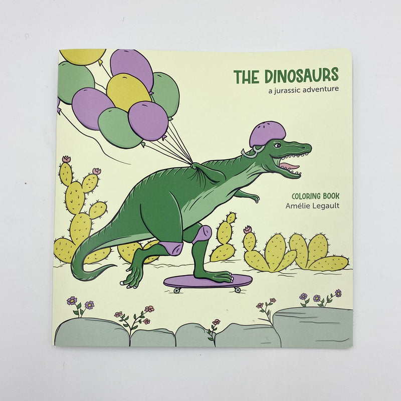 Dino colouring book