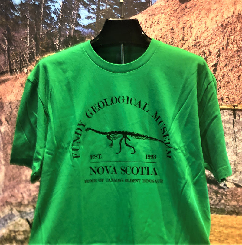 Unisex Fundy Geological Museum Green T-shirt